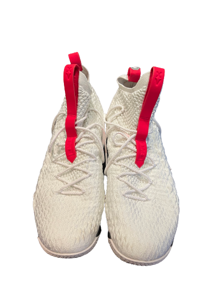 Micah Potter Ohio State Basketball Player Exclusive LeBron James Shoes (Size 18)