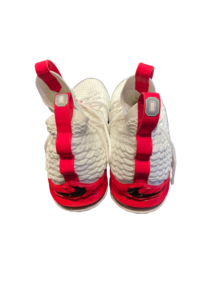 Micah Potter Ohio State Basketball Player Exclusive LeBron James Shoes (Size 18)