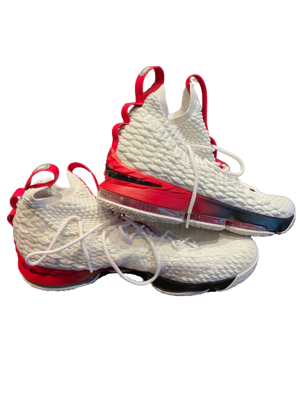 Micah Potter Ohio State Basketball Player Exclusive LeBron James Shoes (Size 18)