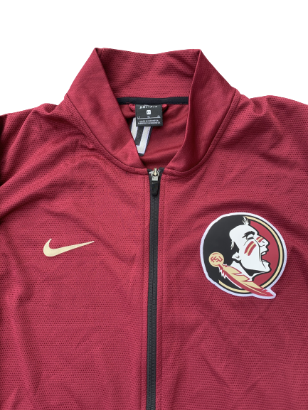 Phil Cofer Florida State Team Exclusive Warm-Up Jacket with Number on Back (Size LT)