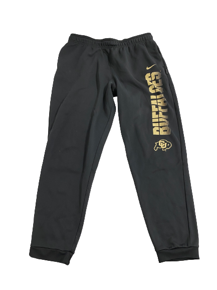 J.T. Shrout Colorado Football Team-Issued Sweatpants (Size XL)