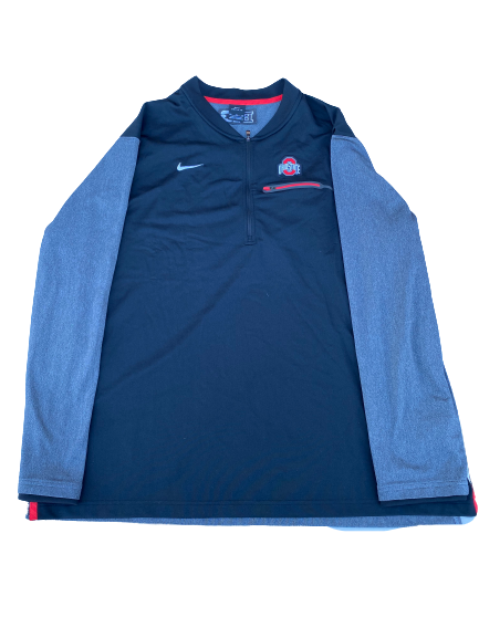 Brady Taylor Ohio State Football Team Exclusive Quarter-Zip Pullover (Size XXXL)