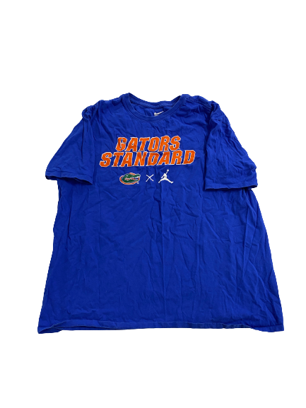 Zach Carter Florida Football Team-Issued "Gators Standard" T-Shirt (Size XL)