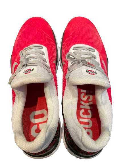 Micah Potter Ohio State Basketball Team Issued Training Shoes (Size 18)
