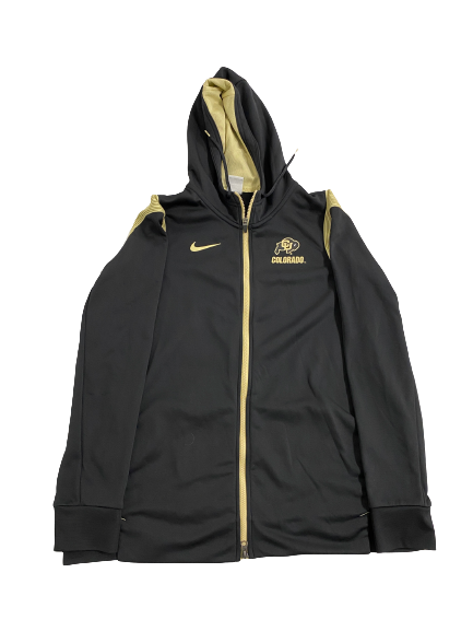 J.T. Shrout Colorado Football Team-Issued Zip-Up Jacket (Size XL)
