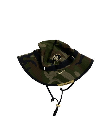 J.T. Shrout Colorado Football Team-Issued Bucket Hat (Size S/M)