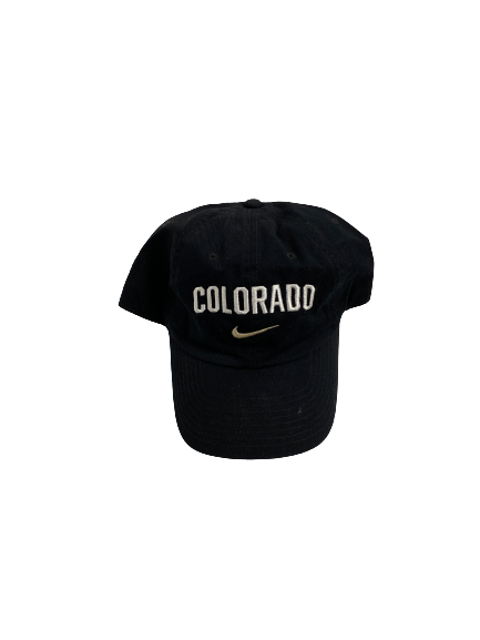 J.T. Shrout Colorado Football Team-Issued Adjustable Hat