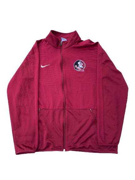 Phil Cofer Florida State Team Exclusive Warm-Up Jacket with Number on Back (Size XL)
