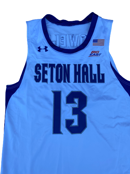 Myles Powell Seton Hall 2019-2020 Season Signed and Inscribed Game-Worn Jersey (Size L)