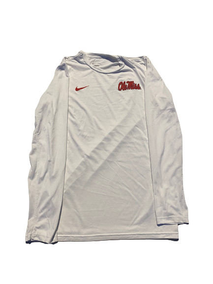 Hayden McGee Ole Miss Volleyball Team-Issued Long Sleeve Shirt (Size LT)