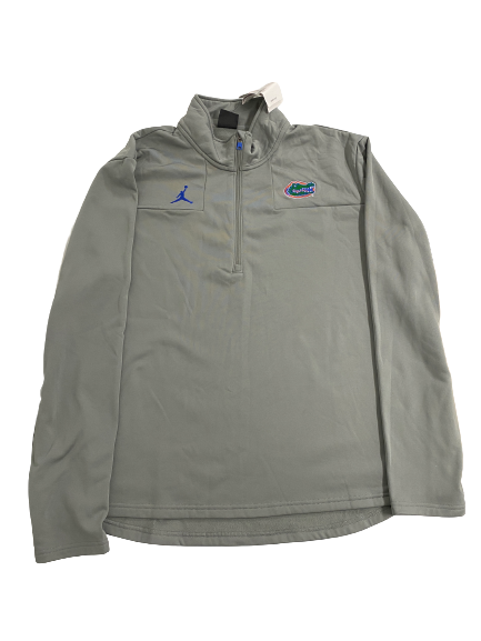 Zach Carter Florida Football Player-Exclusive Quarter-Zip Jacket (Size XXL) (New With $80 Tag)