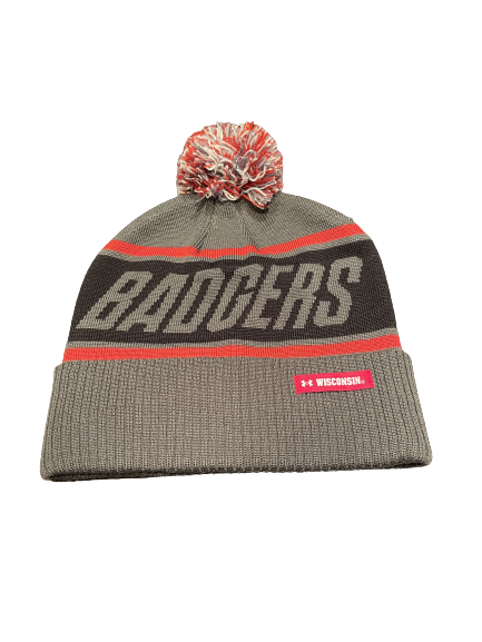Micah Potter Wisconsin Basketball Team Issued Winter Hat