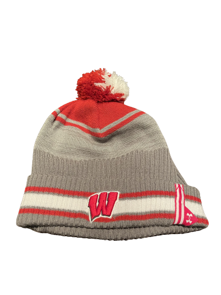 Micah Potter Wisconsin Basketball Team Issued Winter Hat