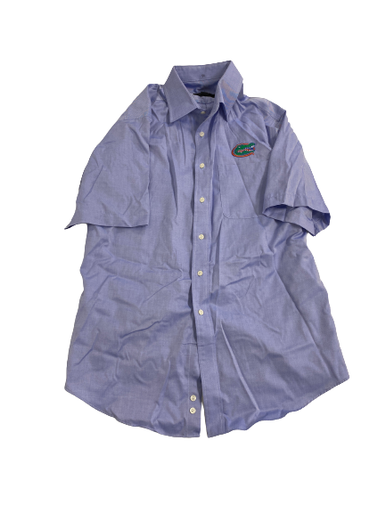 Zach Carter Florida Football Team-Issued Set of (2) Short Sleeve Button Up Shirts (Size XXL / Size 17)