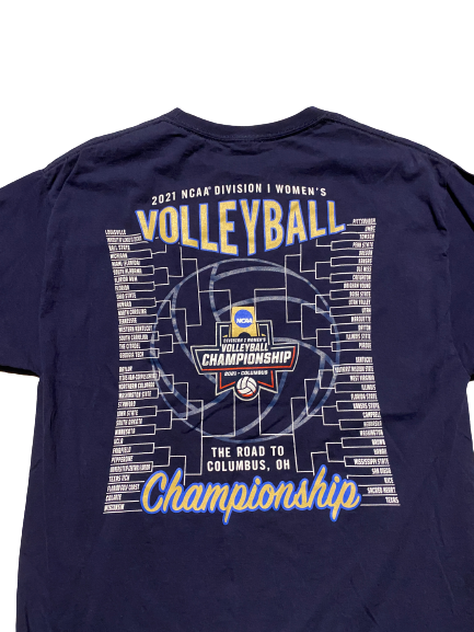 Hayden McGee Ole Miss Volleyball Team-Issued T-Shirt (Size L)