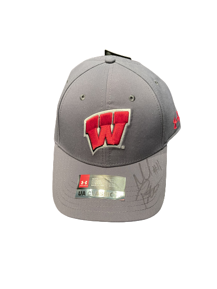 Micah Potter Wisconsin Basketball SIGNED Hat