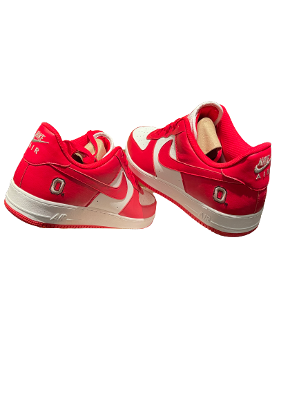 Micah Potter Ohio State Basketball Player Exclusive Custom Shoes (Size 18)