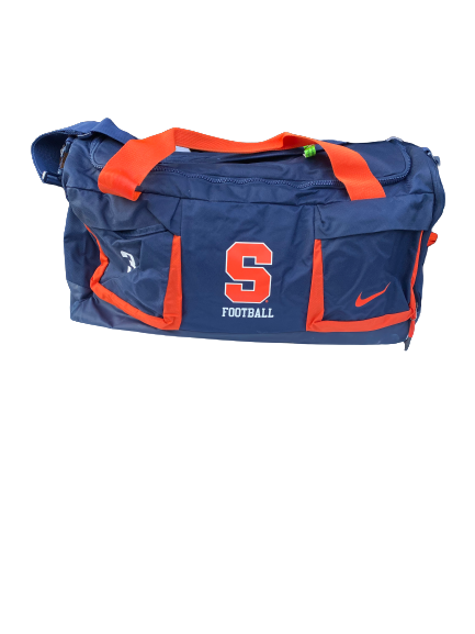 Chris Fredrick Syracuse Football Player Exclusive Travel Duffel Bag with Number