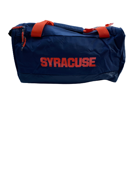 Chris Fredrick Syracuse Football Player Exclusive Travel Duffel Bag with Number