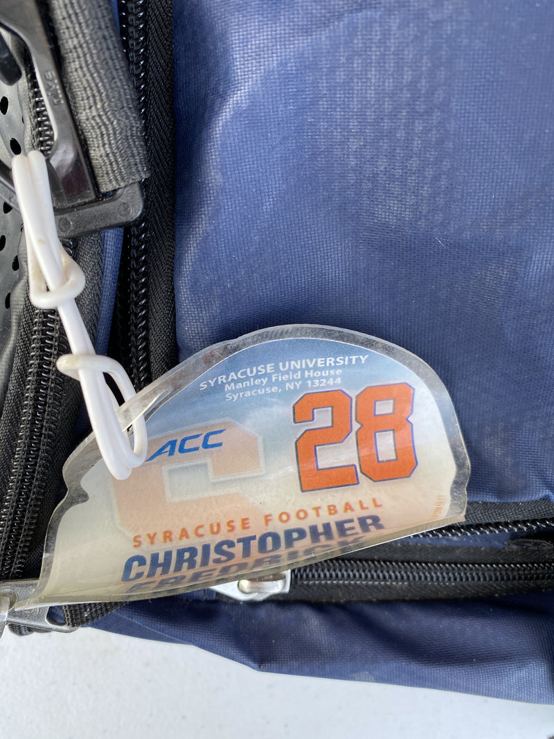 Chris Fredrick Syracuse Football Team Issued Duffel Bag with Travel Tag