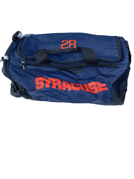Chris Fredrick Syracuse Football Team Issued Duffel Bag with Travel Tag