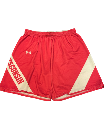 Micah Potter Wisconsin Basketball Player Exclusive Practice Shorts (Size 2XL)