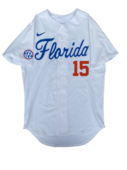 Jordan Butler Florida Baseball Game Worn Jersey (Size 46)
