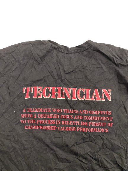 Stephen Herron Stanford Football Player-Exclusive "Technician" T-Shirt (Size XL)