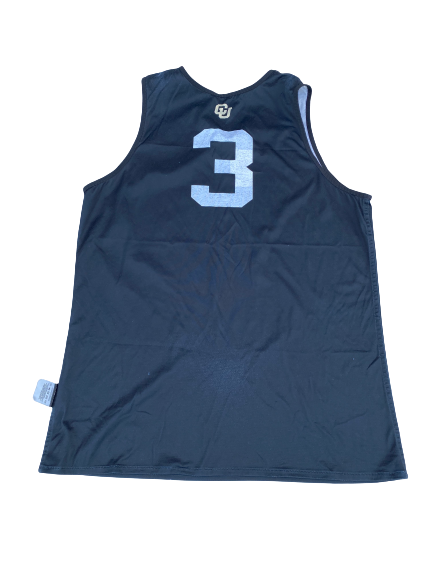Maddox Daniels Colorado Basketball Player Exclusive 2020-2021 Reversible Practice Jersey (Size L)