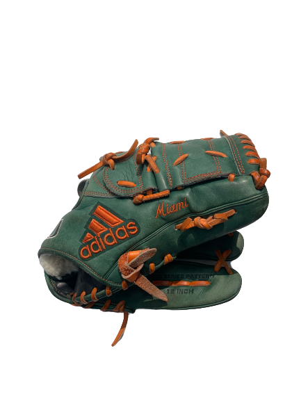 Chris McMahon Miami Baseball Adidas Glove (Size 12)