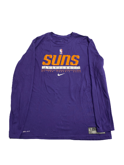 Phoenix Suns Basketball Team-Issued Long Sleeve Shirt (Size XL)