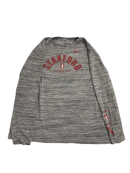 Stephen Herron Stanford Football Team-Issued Long Sleeve Shirt (Size XXL)