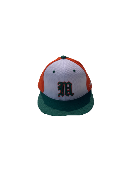 Chris McMahon Miami Baseball Game Hat (Size 7 1/8)
