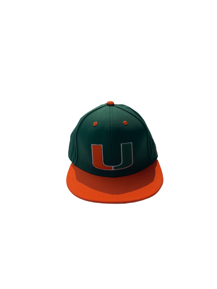 Chris McMahon Miami Baseball Game Hat (Size 7 1/8)