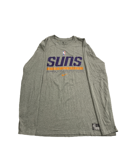 Phoenix Suns Basketball Team-Issued Long Sleeve Shirt (Size XL)