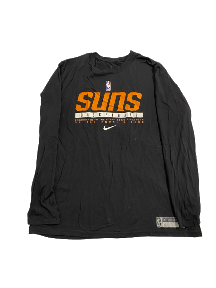 Phoenix Suns Basketball Team-Issued Long Sleeve Shirt (Size XL)