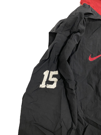 Stephen Herron Stanford Football Player-Exclusive Pre-Game Warm-Up Windbreaker With 