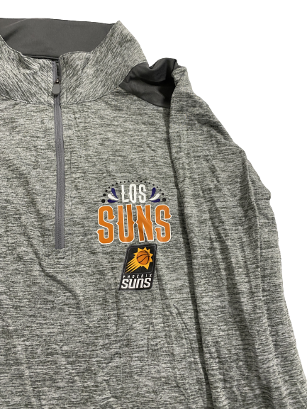 Phoenix Suns Basketball Team-Exclusive "Los Suns" Quarter Zip Jacket (Size XL)