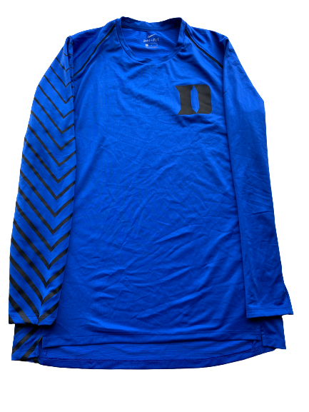 Trevon Duval Duke Basketball Team Exclusive Pre-Game Shooting Shirt (Size L)