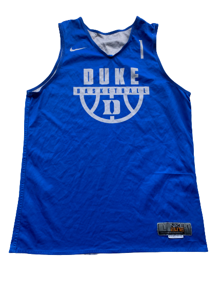 Trevon Duval Duke Basketball Reversible Practice Jersey (Size L)