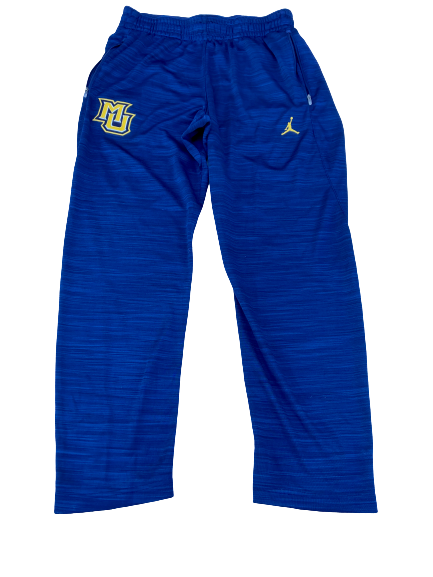 Sacar Anim Marquette Basketball Team Issued Travel Sweatpants (Size L)