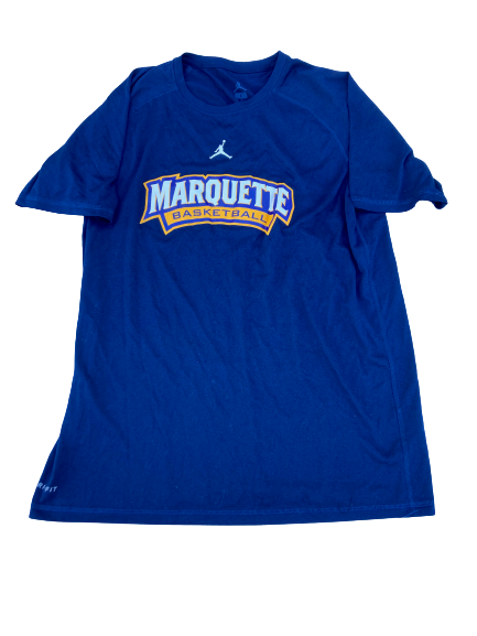 Sacar Anim Marquette Basketball Team Issued Workout Shirt (Size L)