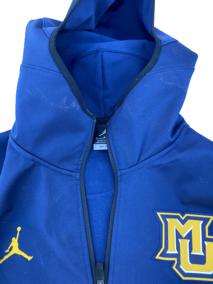 Sacar Anim Marquette Basketball Player Exclusive Zip-Up Jacket (Size L)