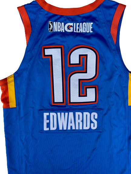 Vincent Edwards Oklahoma City Blue Game Worn Jersey (Size 48)
