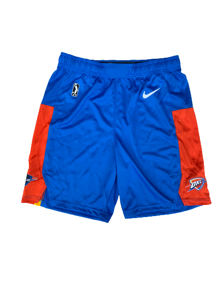 Vincent Edwards Oklahoma City Blue Game Worn Shorts (Size 40)
