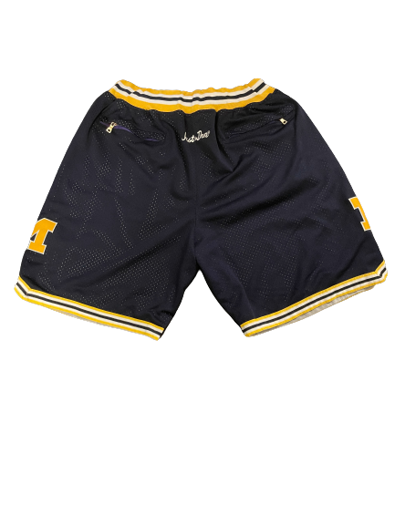 Chaundee Brown Michigan Replica Just Don Shorts (Size L)