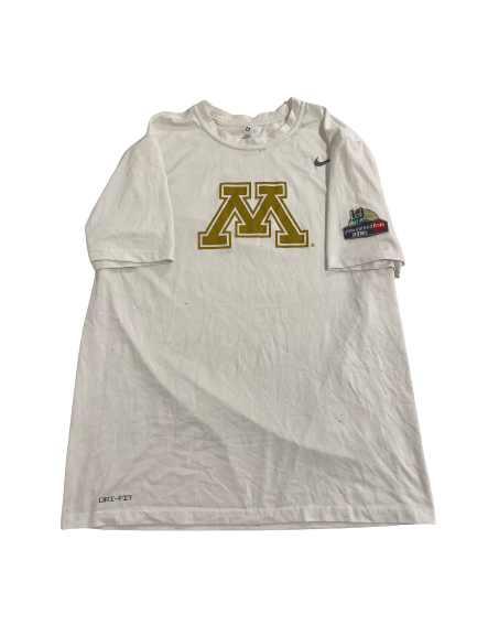 Treyson Potts Minnesota Football Player-Exclusive Guaranteed Rate Bowl T-Shirt (Size XL)