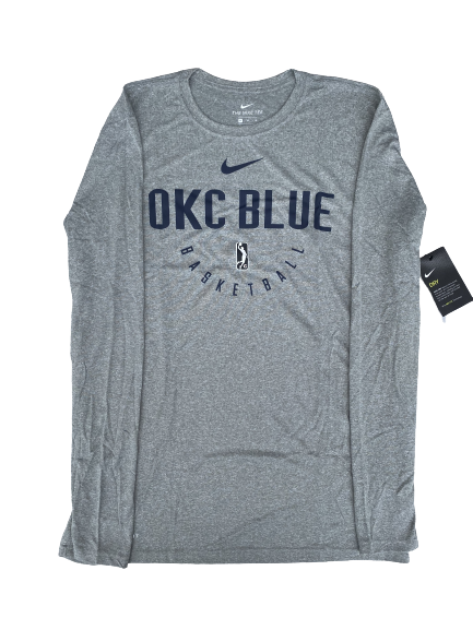 Vincent Edwards Oklahoma City Blue Team Issued Workout Shirt (Size LT)