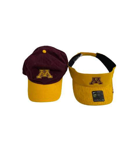 Treyson Potts Minnesota Football Team Issued Hats (Visor and Adjustable Hat)