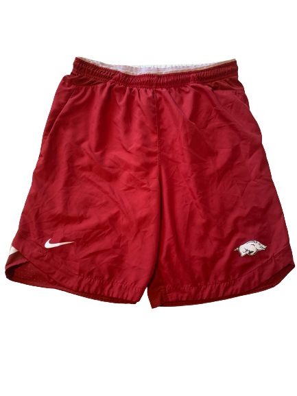Dominic Fletcher Arkansas Baseball Workout Shorts (Size L)